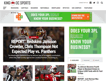 Tablet Screenshot of kcmsports.com